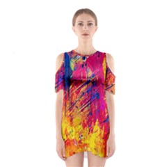 Various Colors Shoulder Cutout One Piece Dress by artworkshop