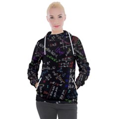 Mathematics  Physics Maths Math Pattern Women s Hooded Pullover by Grandong