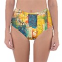 Wall Art Reversible High-Waist Bikini Bottoms View3