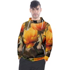 Yellow Butterfly Flower Men s Pullover Hoodie