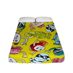 Robot Pattern Fitted Sheet (full/ Double Size)