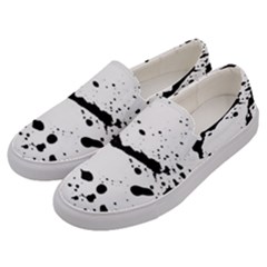 Monochrome Mirage  Men s Canvas Slip Ons by dflcprintsclothing