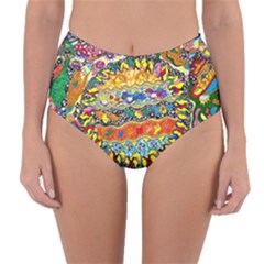 Supersonic Sunblast Reversible High-waist Bikini Bottoms by chellerayartisans