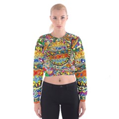 Supersonic Sunblast Cropped Sweatshirt by chellerayartisans