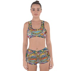 Supersonic Sunblast Racerback Boyleg Bikini Set by chellerayartisans