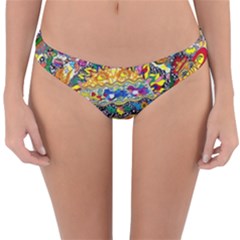 Supersonic Sunblast Reversible Hipster Bikini Bottoms by chellerayartisans