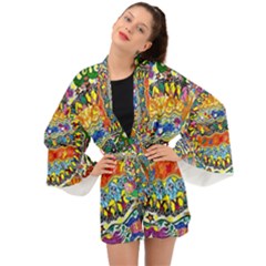 Supersonic Sunblast Long Sleeve Kimono by chellerayartisans