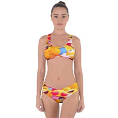 Wallpaper Emoji Criss Cross Bikini Set by artworkshop