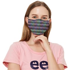 Inspirational Think Big Concept Pattern Fitted Cloth Face Mask (adult) by dflcprintsclothing