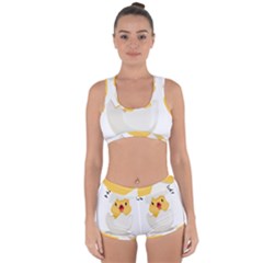 Cute Chick Racerback Boyleg Bikini Set