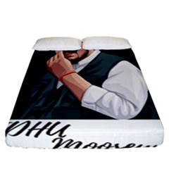 Moosewala Fitted Sheet (california King Size) by Mayank