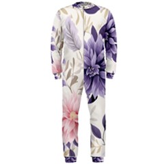 Flowers Pattern Floral Onepiece Jumpsuit (men)