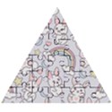 Seamless-pattern-with-cute-rabbit-character Wooden Puzzle Triangle View1