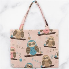 Seamless-pattern-owls-dream-cute-style-pajama-fabric Mini Tote Bag by pakminggu