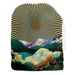 Surreal Art Psychadelic Mountain Drawstring Pouch (3xl) by uniart180623