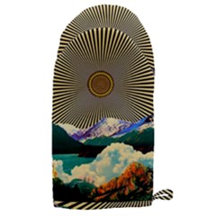 Surreal Art Psychadelic Mountain Microwave Oven Glove by uniart180623