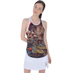 House Mushrooms Racer Back Mesh Tank Top by pakminggu