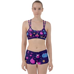 Pattern Royal Crowns Perfect Fit Gym Set by pakminggu