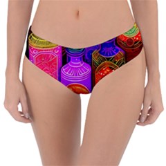 Bottles Colorful Reversible Classic Bikini Bottoms by uniart180623