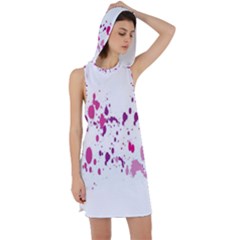 Blot-01  Racer Back Hoodie Dress