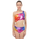 Colorful-100 Spliced Up Two Piece Swimsuit View1