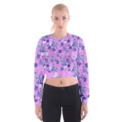 Violet-02 Cropped Sweatshirt