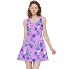 Violet-02 Inside Out Reversible Sleeveless Dress