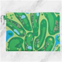 Golf Course Par Golf Course Green Canvas Cosmetic Bag (XXL) View1