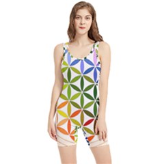 Mandala Rainbow Colorful Women s Wrestling Singlet by Bedest