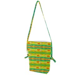 Birds-beach-sun-abstract-pattern Folding Shoulder Bag by Bedest