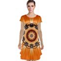 Abstract-kaleidoscope-colorful Cap Sleeve Nightdress View1