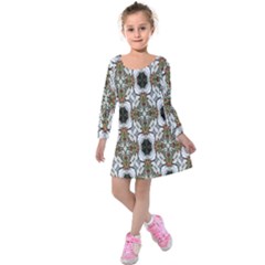 Background-baitik Kids  Long Sleeve Velvet Dress by nateshop