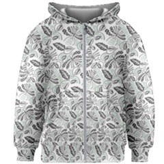 Batik Klasik In Indonesia Kids  Zipper Hoodie Without Drawstring