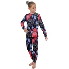 Berries-01 Kids  Long Sleeve Set  by nateshop