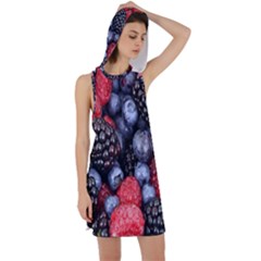 Berries-01 Racer Back Hoodie Dress by nateshop