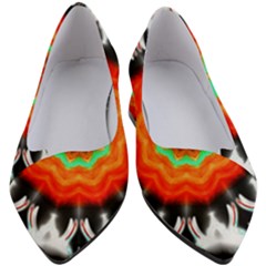 Abstract-kaleidoscope-colored Women s Block Heels 
