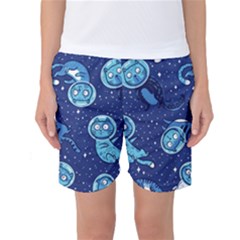 Cat Spacesuit Space Suit Astronauts Women s Basketball Shorts by pakminggu