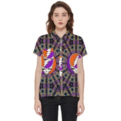 Gratefuldead Grateful Dead Pattern Short Sleeve Pocket Shirt by Cowasu