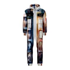 Tardis Doctor Who Transparent Hooded Jumpsuit (kids) by Cowasu