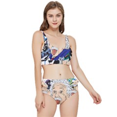 Albert Einstein Physicist Frilly Bikini Set by Cowasu