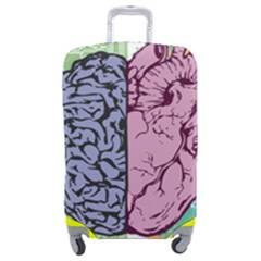 Brain-heart-balance-emotion Luggage Cover (medium) by Cowasu