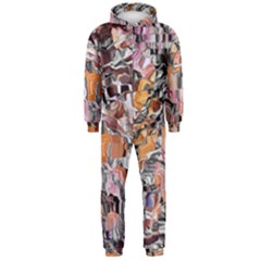 Pour Blend Smudged  Hooded Jumpsuit (men) by kaleidomarblingart