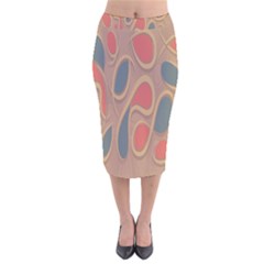 Background-abstract-non-seamless Velvet Midi Pencil Skirt