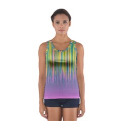 Background-colorful-texture-bright Sport Tank Top 