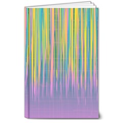 Background-colorful-texture-bright 8  X 10  Hardcover Notebook by Cowasu