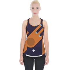 Meteor-meteorite-space-comet Piece Up Tank Top by Cowasu