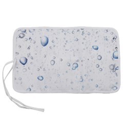 Blue Oxygen-bubbles-in-the-water Pen Storage Case (l) by Sarkoni