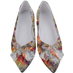 Abstract Background Pattern Women s Bow Heels