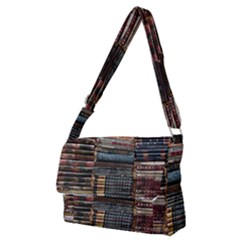 Pile Of Books Photo Of Assorted Book Lot Backyard Antique Store Full Print Messenger Bag (m)