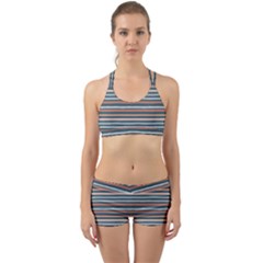 Stripes Back Web Gym Set by zappwaits